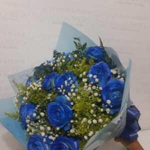 Bouquê de Rosas Azul
